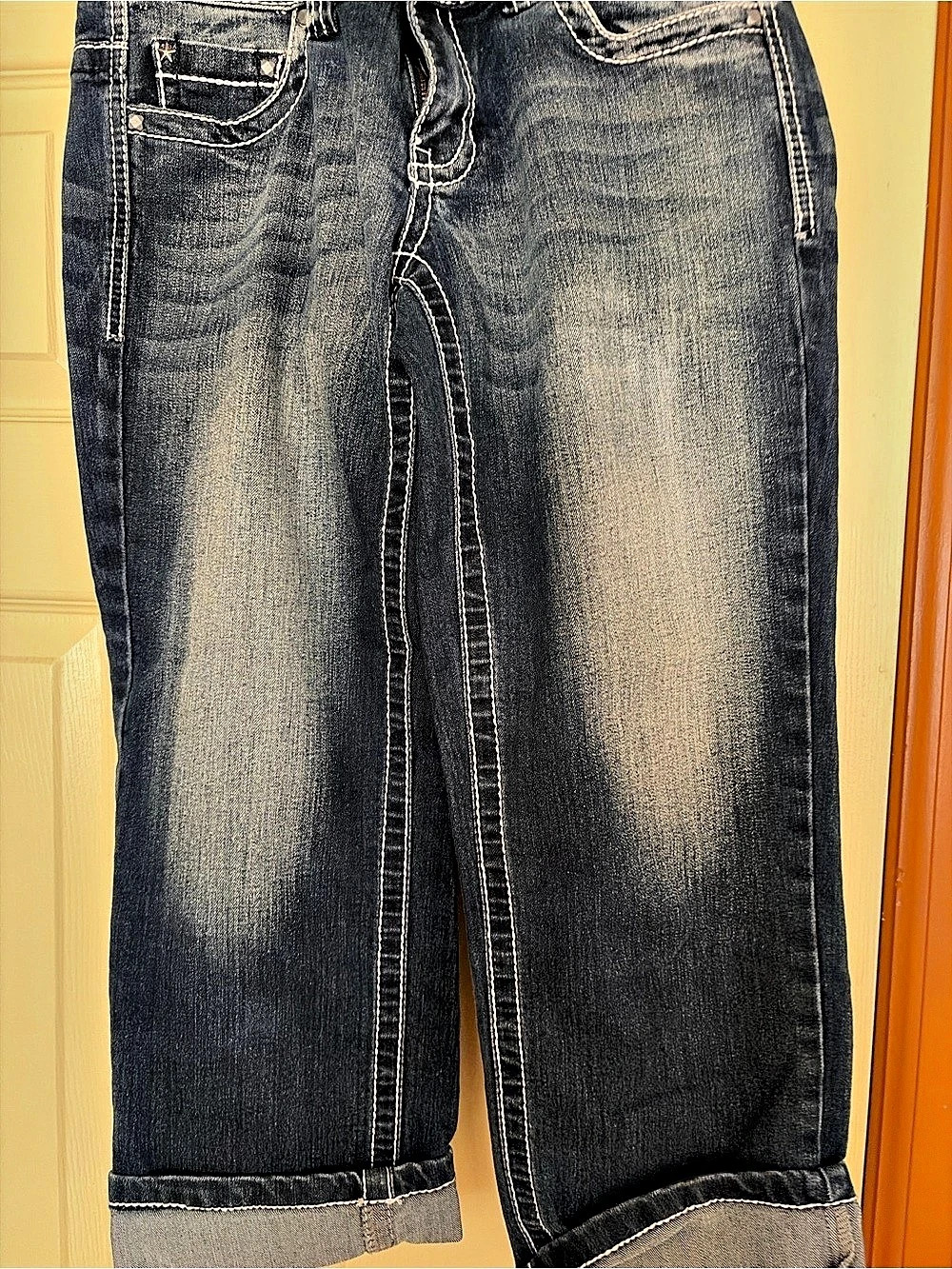 Miss Me Boot Cut Jeans in Blue